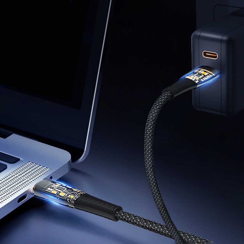 Bal-z Wiwu TM02 Type-C to Type-C PD Data Kablo 480Mbps 100W 2 metre