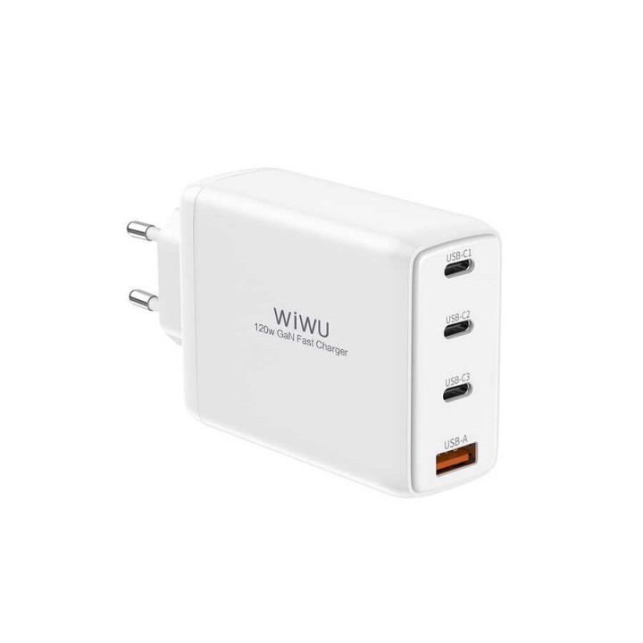 Wiwu TR257-AEU Mini GaN Tech 120W Power Adaptör