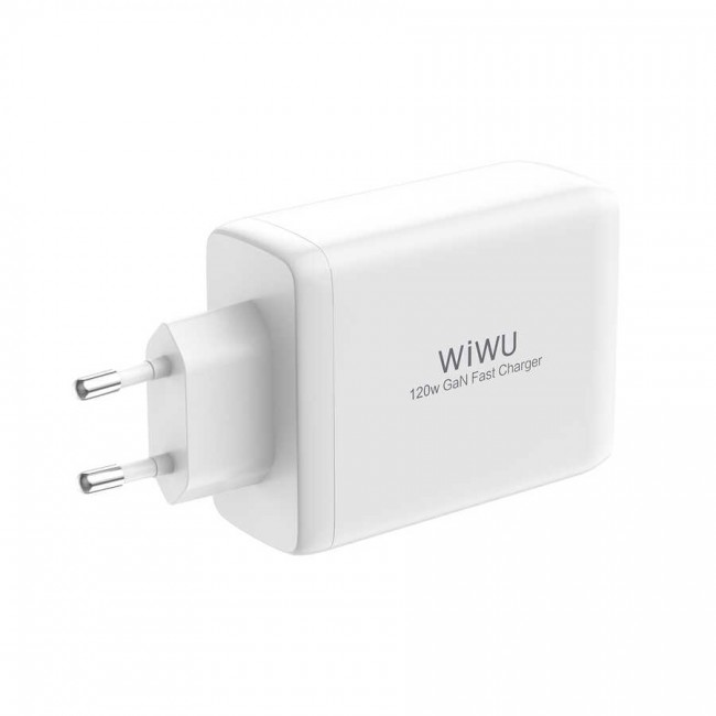 Wiwu TR257-AEU Mini GaN Tech 120W Power Adaptör Wiwu TR257-AEU Mini GaN Tech 120W Power Adaptör
