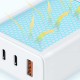 Wiwu TR257-AEU Mini GaN Tech 120W Power Adaptör Wiwu TR257-AEU Mini GaN Tech 120W Power Adaptör