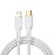 Wiwu Vigor YQ-01 Type-C to Lightning Esnek PD Data Kablo 27W 480Mbps 1.2M Wiwu Vigor YQ-01 Type-C to Lightning Esnek PD Data Kablo 27W 480Mbps 1.2M