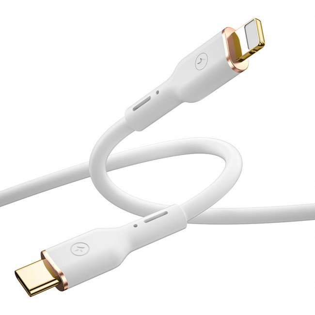 Wiwu Vigor YQ-01 Type-C to Lightning Esnek PD Data Kablo 27W 480Mbps 1.2M Wiwu Vigor YQ-01 Type-C to Lightning Esnek PD Data Kablo 27W 480Mbps 1.2M