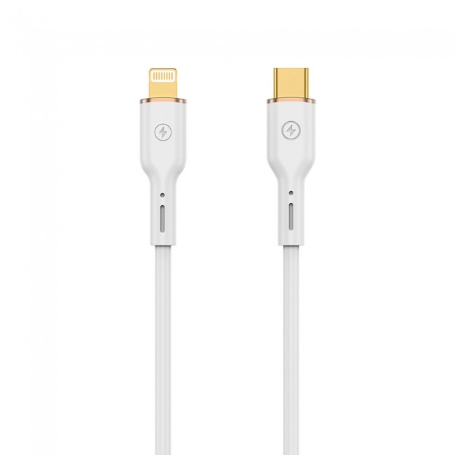 Wiwu Vigor YQ-01 Type-C to Lightning Esnek PD Data Kablo 27W 480Mbps 1.2M Wiwu Vigor YQ-01 Type-C to Lightning Esnek PD Data Kablo 27W 480Mbps 1.2M