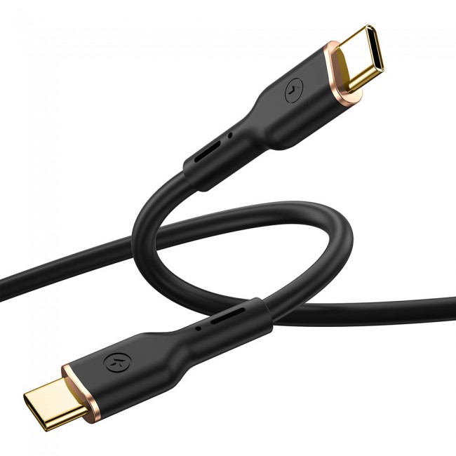 Wiwu Vigor YQ-02 Type-C to Type-C Esnek PD Data Kablosu 100W 480Mbps 1.2M Wiwu Vigor YQ-02 Type-C to Type-C Esnek PD Data Kablosu 100W 480Mbps 1.2M