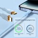 Wiwu Vigor YQ-02 Type-C to Type-C Esnek PD Data Kablosu 100W 480Mbps 1.2M Wiwu Vigor YQ-02 Type-C to Type-C Esnek PD Data Kablosu 100W 480Mbps 1.2M