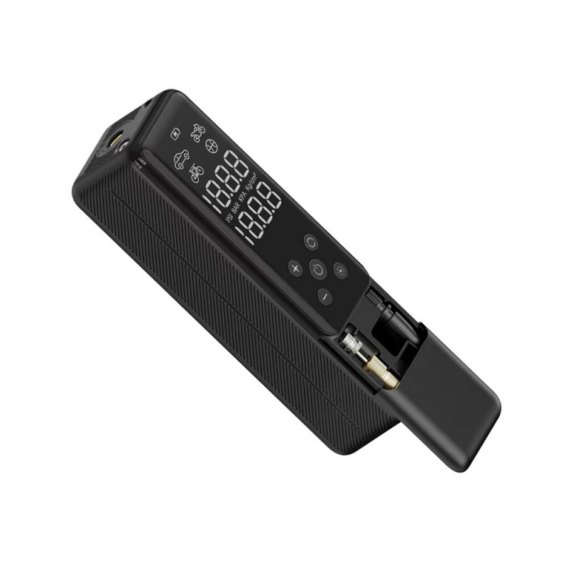 Bal-z Wiwu Wi-Ai001 Oto Araç Lastik Şişirme Pompası Çok Modlu Dijital Ekranlı Araç Hava Kompresörü