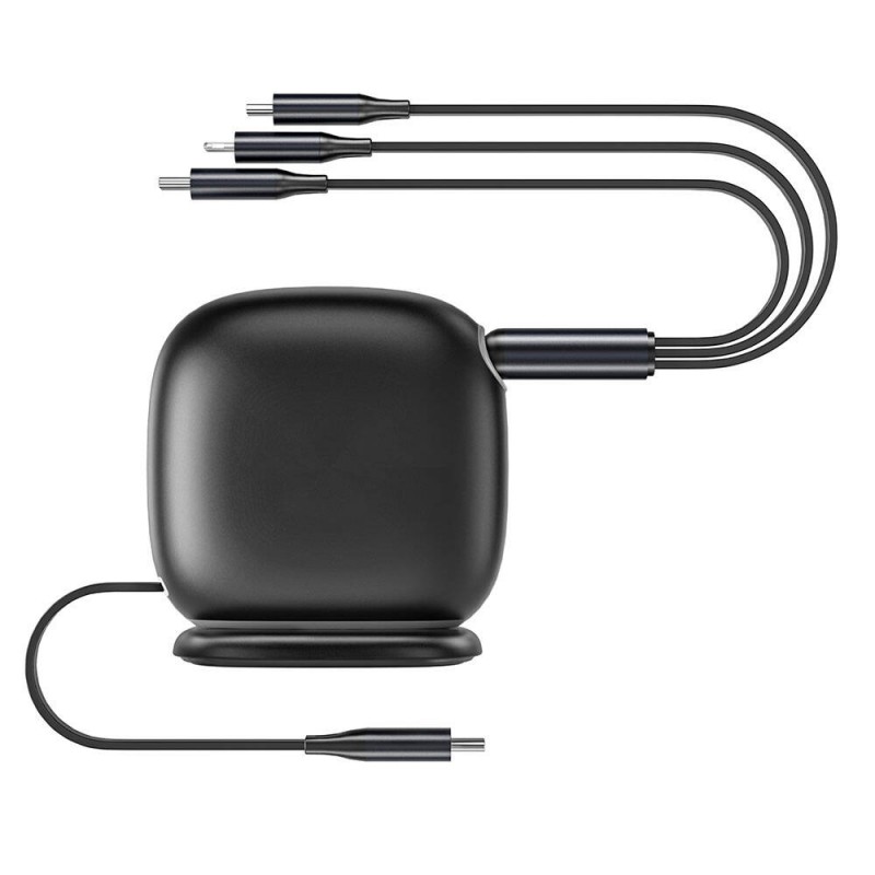 Bal-z Wiwu Wi-C012 Masaüstü Düzenleyicili Type-C to C+L+M Hızlı Şarj Kablosu 1.2M