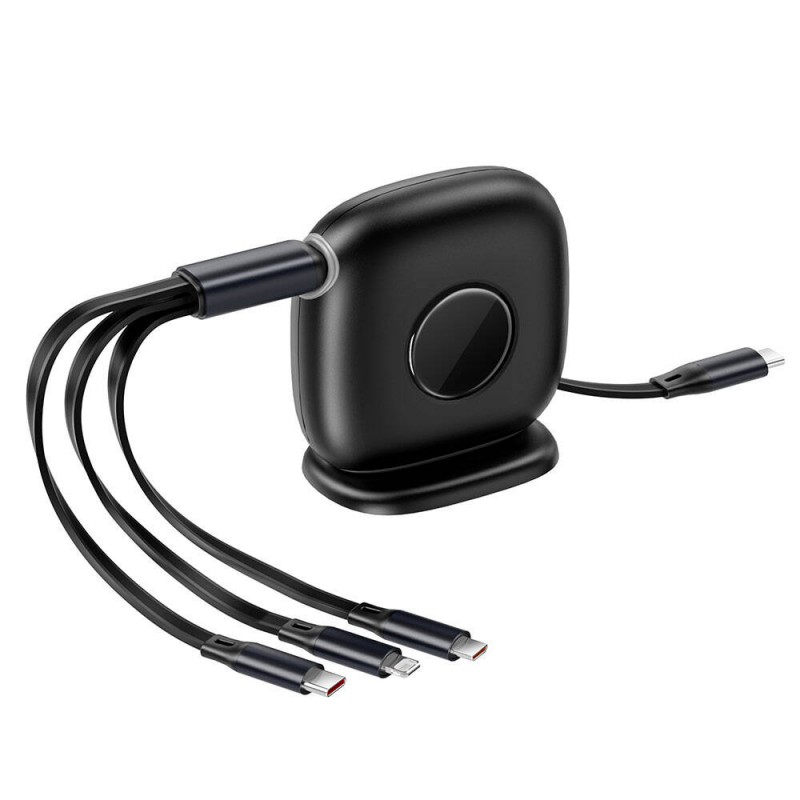 Bal-z Wiwu Wi-C012 Masaüstü Düzenleyicili Type-C to C+L+M Hızlı Şarj Kablosu 1.2M