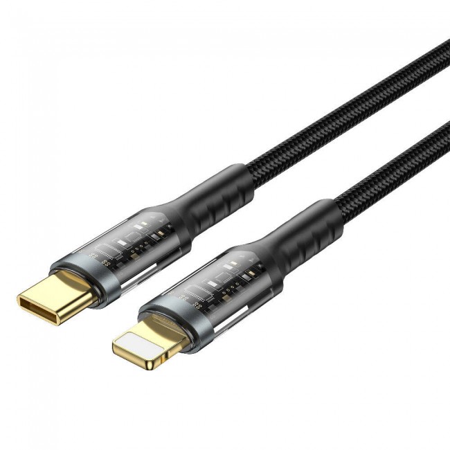 Wiwu Wi-C016 Geek Serisi Type-C to Lightning PD Data Kablo 30W 1.2 Metre Wiwu Wi-C016 Geek Serisi Type-C to Lightning PD Data Kablo 30W 1.2 Metre