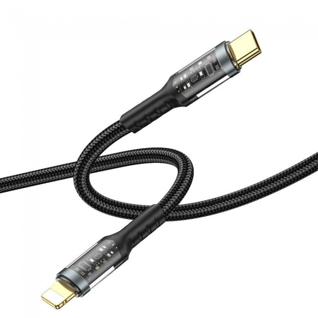 Wiwu Wi-C016 Geek Serisi Type-C to Lightning PD Data Kablo 30W 1.2 Metre Wiwu Wi-C016 Geek Serisi Type-C to Lightning PD Data Kablo 30W 1.2 Metre