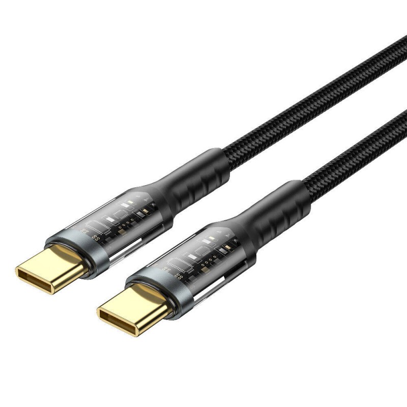 Bal-z Wiwu Wi-C016 Geek Serisi Type-C to Type-C PD Data Kablo 100W 1.2 Metre