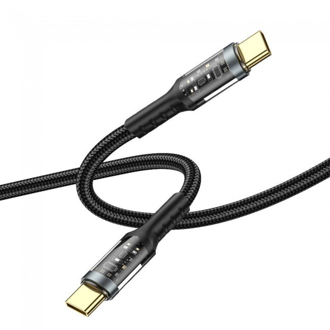 Wiwu Wi-C016 Geek Serisi Type-C to Type-C PD Data Kablo 100W 1.2 Metre Wiwu Wi-C016 Geek Serisi Type-C to Type-C PD Data Kablo 100W 1.2 Metre