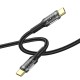 Wiwu Wi-C016 Geek Serisi Type-C to Type-C PD Data Kablo 100W 1.2 Metre Wiwu Wi-C016 Geek Serisi Type-C to Type-C PD Data Kablo 100W 1.2 Metre