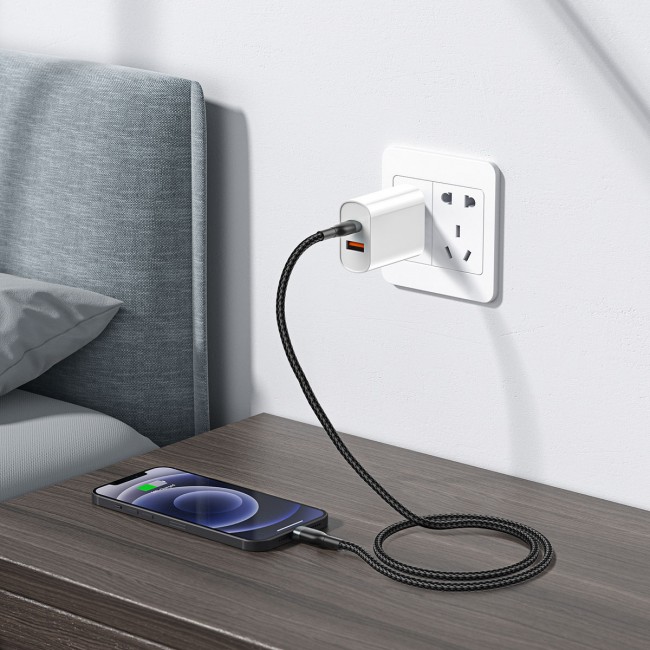Wiwu Wİ-C017 Concise Serisi Type-C to Lightning PD Data Kablo 30W 1.2 metre Wiwu Wİ-C017 Concise Serisi Type-C to Lightning PD Data Kablo 30W 1.2 metre