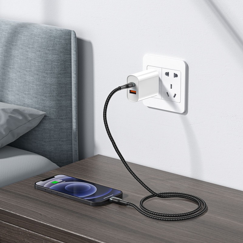 Bal-z Wiwu Wİ-C017 Concise Serisi Type-C to Lightning PD Data Kablo 30W 1.2 Metre