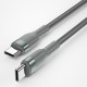 Wiwu Wi-C017 Concise Serisi Type-C to Type-C PD Data Kablo 100W 2M Wiwu Wi-C017 Concise Serisi Type-C to Type-C PD Data Kablo 100W 2M