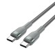 Wiwu Wi-C017 Concise Serisi Type-C to Type-C PD Data Kablo 100W 2M Wiwu Wi-C017 Concise Serisi Type-C to Type-C PD Data Kablo 100W 2M