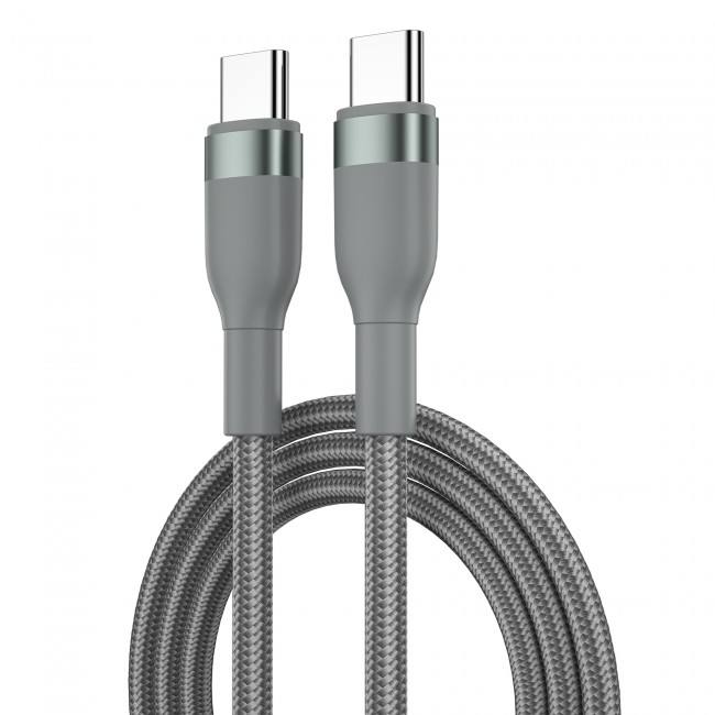 Wiwu Wi-C017 Concise Serisi Type-C to Type-C PD Data Kablo 100W 2M Wiwu Wi-C017 Concise Serisi Type-C to Type-C PD Data Kablo 100W 2M
