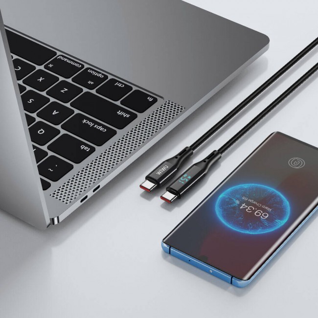 Wiwu Wi-C020 Thor Serisi 100W Hızlı Şarj Özellikli Type-C to Type-C Kablo 1.2M Wiwu Wi-C020 Thor Serisi 100W Hızlı Şarj Özellikli Type-C to Type-C Kablo 1.2M
