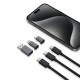 Wiwu Wi-C031 Concise Serisi 3in1 Type-C to USB-A/Micro Usb/Lightning Adaptör Paketi Wiwu Wi-C031 Concise Serisi 3in1 Type-C to USB-A/Micro Usb/Lightning Adaptör Paketi