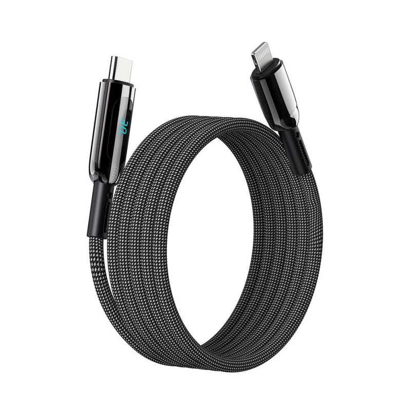 Bal-z Wiwu Wi-C041 MagQ Çinko Alaşımlı Type-C to Lightning Hızlı Şarj Özellikli Data ve Şarj Kablosu 30W