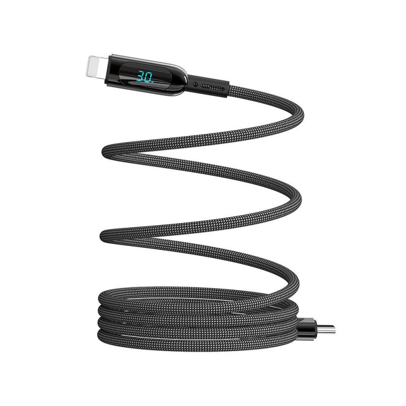 Bal-z Wiwu Wi-C041 MagQ Çinko Alaşımlı Type-C to Lightning Hızlı Şarj Özellikli Data ve Şarj Kablosu 30W