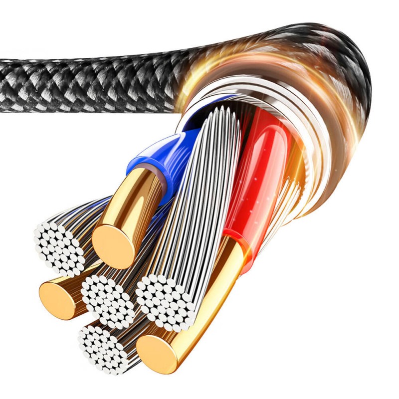 Bal-z Wiwu Wi-C041 MagQ Çinko Alaşımlı Type-C to Lightning Hızlı Şarj Özellikli Data ve Şarj Kablosu 30W