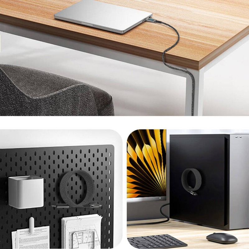 Bal-z Wiwu Wi-C041 MagQ Çinko Alaşımlı Type-C to Lightning Hızlı Şarj Özellikli Data ve Şarj Kablosu 30W