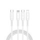 Wiwu Wi-C046E Starlink Serisi 3in1 USB-A to Lightning – Type-C – Micro Şarj ve Data Kablosu 60W 1.2M Wiwu Wi-C046E Starlink Serisi 3in1 USB-A to Lightning – Type-C – Micro Şarj ve Data Kablosu 60W 1.2M