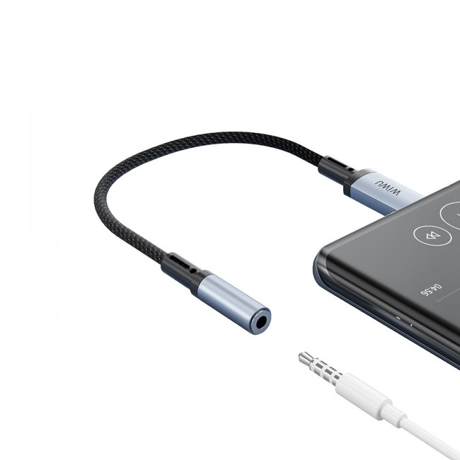 Wiwu Wi-C047 Legend Serisi Type-C To 3.5mm Aux Çevirici Ses Adaptörü Wiwu Wi-C047 Legend Serisi Type-C To 3.5mm Aux Çevirici Ses Adaptörü