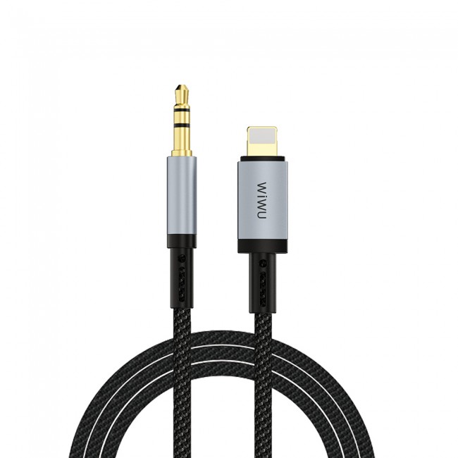 Wiwu Wi-C048 Legend Audio Serisi Lightning to 3.5mm Aux Ses Kablosu 1.5M Wiwu Wi-C048 Legend Audio Serisi Lightning to 3.5mm Aux Ses Kablosu 1.5M