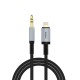Wiwu Wi-C048 Legend Audio Serisi Lightning to 3.5mm Aux Ses Kablosu 1.5M Wiwu Wi-C048 Legend Audio Serisi Lightning to 3.5mm Aux Ses Kablosu 1.5M
