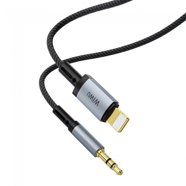 Wiwu Wi-C048 Legend Audio Serisi Lightning to 3.5mm Aux Ses Kablosu 1.5M Wiwu Wi-C048 Legend Audio Serisi Lightning to 3.5mm Aux Ses Kablosu 1.5M