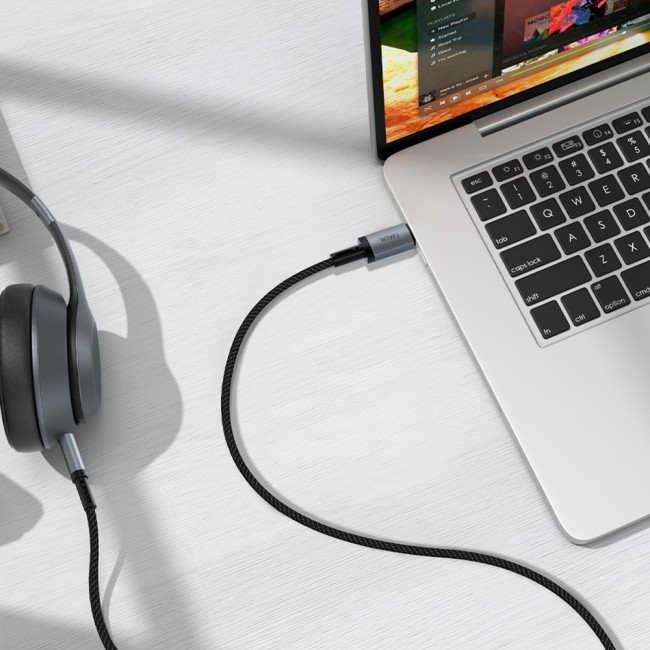 Wiwu Wi-C048 Legend Audio Serisi Lightning to 3.5mm Aux Ses Kablosu 1.5M Wiwu Wi-C048 Legend Audio Serisi Lightning to 3.5mm Aux Ses Kablosu 1.5M