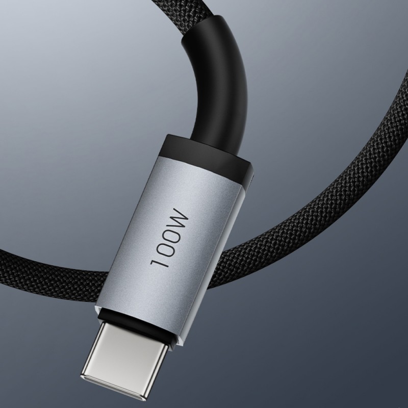 Bal-z Wiwu Wi-C050 Legend Serisi 3in1 USB-A + Type-C to Lightning – Type-C – Akıllı Saat Şarj Kablosu 100W 1.2M