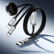 Wiwu Wi-C050 Legend Serisi 3in1 USB-A + Type-C to Lightning – Type-C – Akıllı Saat Şarj Kablosu 100W 1.2M Wiwu Wi-C050 Legend Serisi 3in1 USB-A + Type-C to Lightning – Type-C – Akıllı Saat Şarj Kablosu 100W 1.2M
