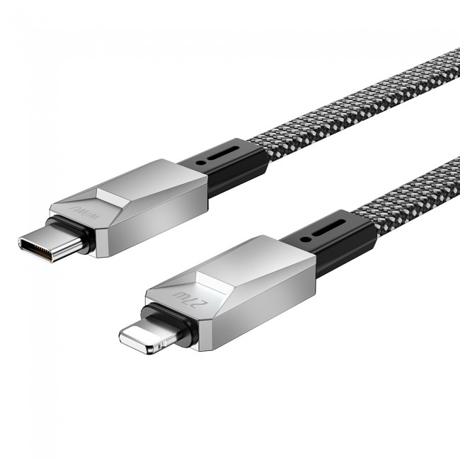 Wiwu Wi-C077 Cyberlink Serisi Type-C to Lightning Hızlı Şarj Özellikli Data ve Şarj Kablosu 27W 1M Wiwu Wi-C077 Cyberlink Serisi Type-C to Lightning Hızlı Şarj Özellikli Data ve Şarj Kablosu 27W 1M