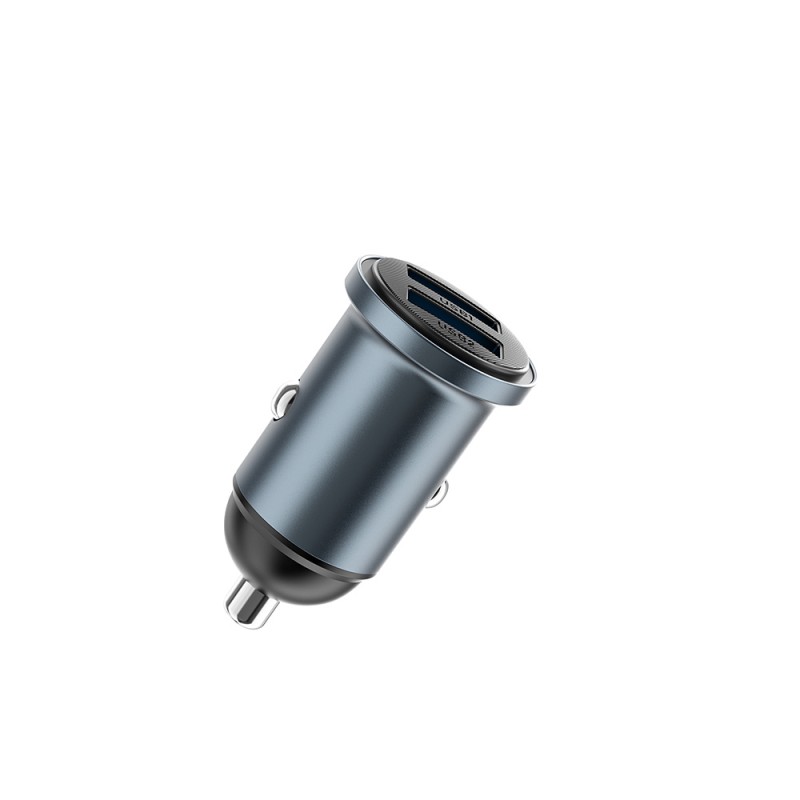 Bal-z Wiwu Wi-CC031 Nano Lite Serisi Dual USB-A Hızlı Şarj Özellikli Araç Şarj Aleti PD 12W