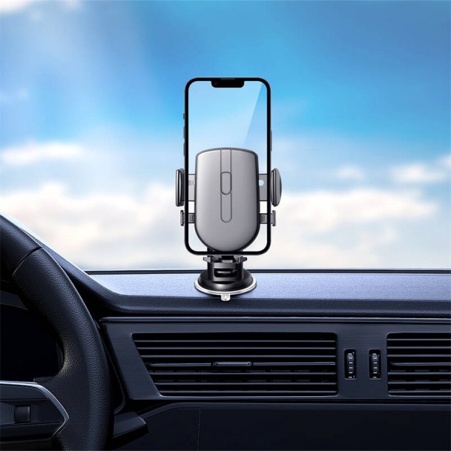 Wiwu Wi-CH054 Gentleman Serisi Otomatik Mekanizmalı Uzatılabilir Teleskopik Vantuzlu Tasarım Araç Telefon Tutucu Wiwu Wi-CH054 Gentleman Serisi Otomatik Mekanizmalı Uzatılabilir Teleskopik Vantuzlu Tasarım Araç Telefon Tutucu