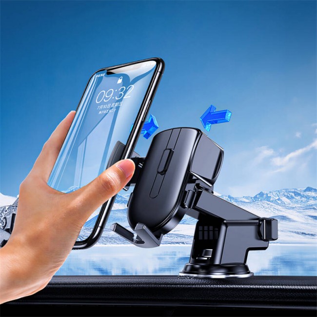 Wiwu Wi-CH054 Gentleman Serisi Otomatik Mekanizmalı Uzatılabilir Teleskopik Vantuzlu Tasarım Araç Telefon Tutucu Wiwu Wi-CH054 Gentleman Serisi Otomatik Mekanizmalı Uzatılabilir Teleskopik Vantuzlu Tasarım Araç Telefon Tutucu