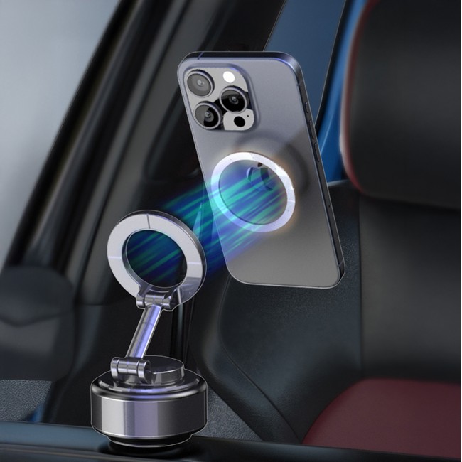 Wiwu Wi-CH056 Type-C Portlu Elektrikli Vakum Özellikli Magnetik Telefon Tutucu Wiwu Wi-CH056 Type-C Portlu Elektrikli Vakum Özellikli Magnetik Telefon Tutucu