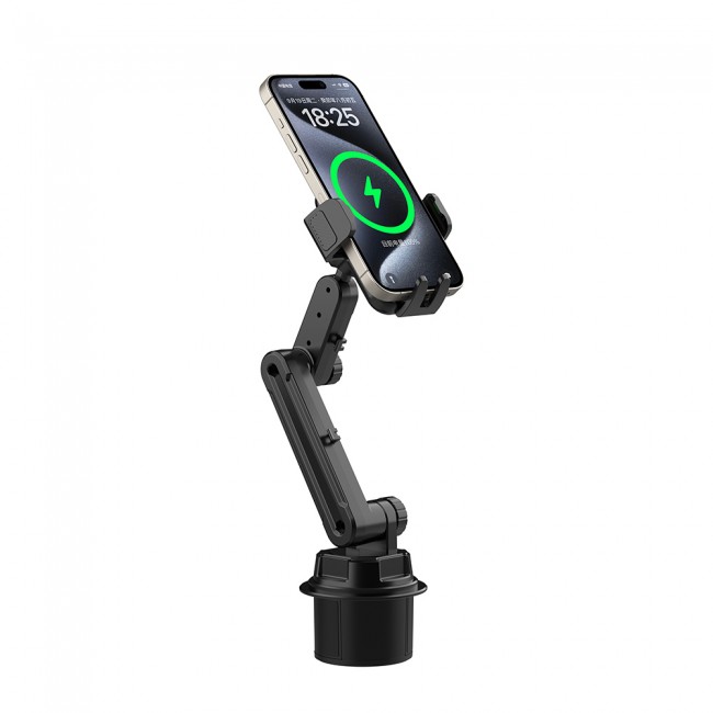 Wiwu Wi-CH059 Gentleman 360 Derece Dönebilen Teleskopik Açılı Bardaklık Tasarım Araç Telefon Tutucu Wiwu Wi-CH059 Gentleman 360 Derece Dönebilen Teleskopik Açılı Bardaklık Tasarım Araç Telefon Tutucu