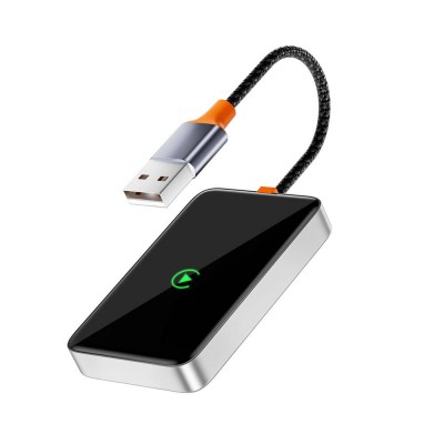 Bal-z Wiwu Wi-CP001 CarPlay Dijital LED Göstergeli Kablosuz Ses Alıcı USB Girişli Bluetooth Adaptör