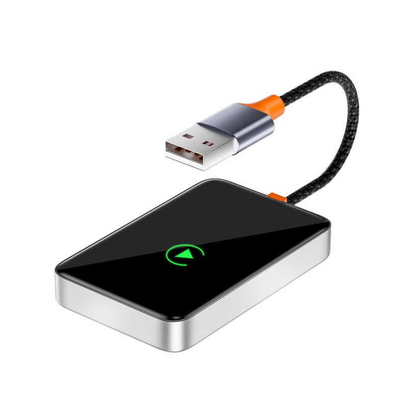 Bal-z Wiwu Wi-CP001 CarPlay Dijital LED Göstergeli Kablosuz Ses Alıcı USB Girişli Bluetooth Adaptör