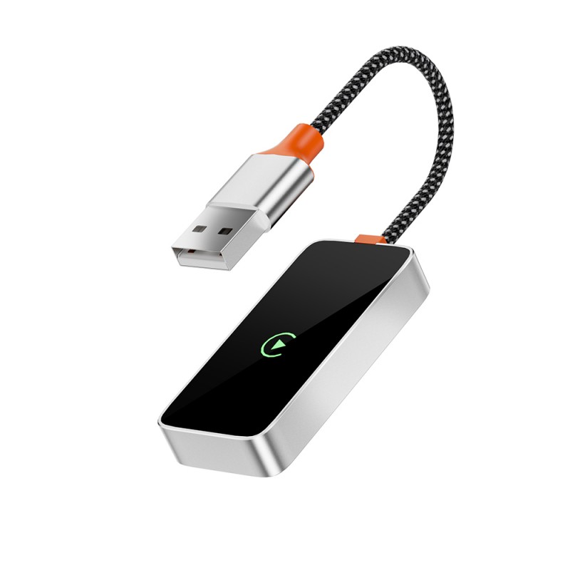 Bal-z Wiwu Wi-CP002 CarPlay Dijital LED Göstergeli Kablosuz Ses Alıcı USB Girişli Bluetooth Adaptör