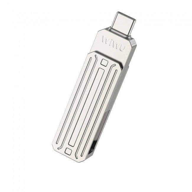 Wiwu Wi-FD001 3in1 USB3.2 Sürücü Disk USB-A + Lightning + Type-C OTG 128 GB Wiwu Wi-FD001 3in1 USB3.2 Sürücü Disk USB-A + Lightning + Type-C OTG 128 GB