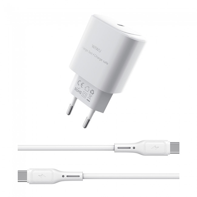 Wiwu Wi-G008 Essen Serisi GaN Tech PD Hızlı Şarj Başlığı Type-C to Type-C PD 30W Kablolu Şarj Seti Wiwu Wi-G008 Essen Serisi GaN Tech PD Hızlı Şarj Başlığı Type-C to Type-C PD 30W Kablolu Şarj Seti