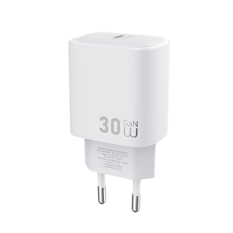 Bal-z Wiwu Wi-G008 Essen Serisi GaN Tech PD Hızlı Şarj Özellikli Şarj Başlığı 30W