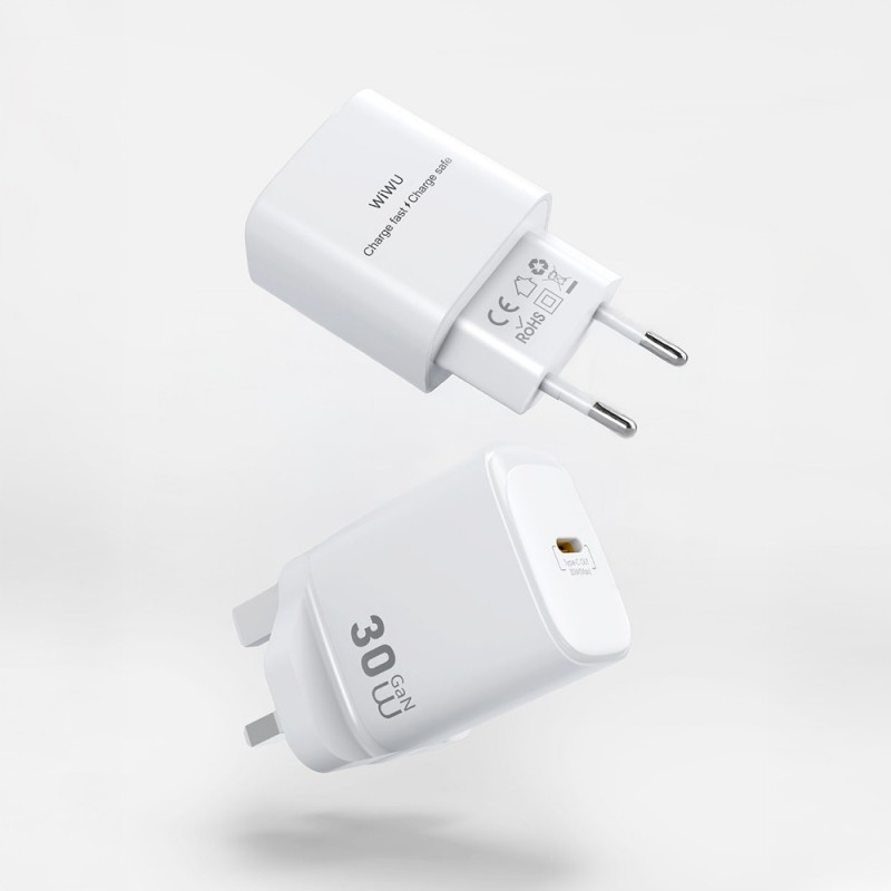 Bal-z Wiwu Wi-G008 Essen Serisi GaN Tech PD Hızlı Şarj Özellikli Şarj Başlığı 30W
