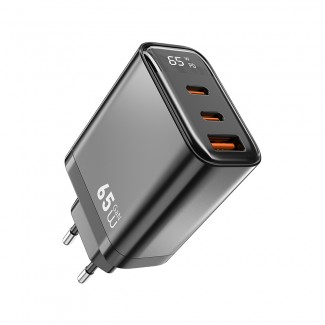 Wiwu Wi-G012 Firefly Serisi Dual Type-C PD & USB-A GaN Teknolojili Hızlı Şarj Başlığı 65W Wiwu Wi-G012 Firefly Serisi Dual Type-C PD & USB-A GaN Teknolojili Hızlı Şarj Başlığı 65W